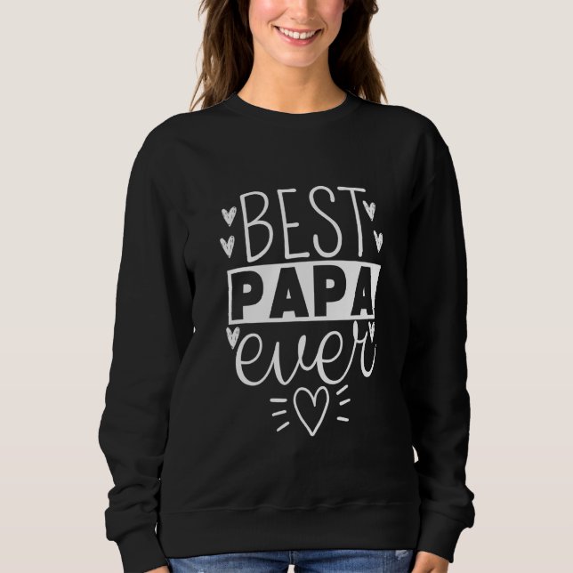 Best Papa Ever Grandparents Day Cool Grandfather T Shirt (Framsida)
