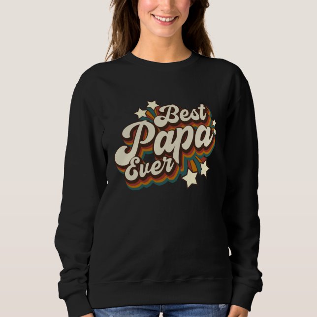 Best Papa Ever T Shirt (Framsida)