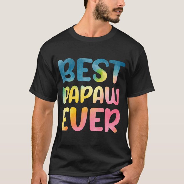 Best Papaw Aldrig Fars dag Papaw T Shirt (Framsida)