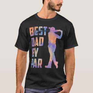 Best Pappa by Par Boll Disk pappa Golfer Tie Dye T Shirt