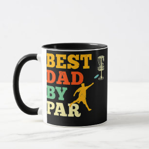 Best Pappa by Par Disk Golf Älskare Frisbee Golfin Mugg