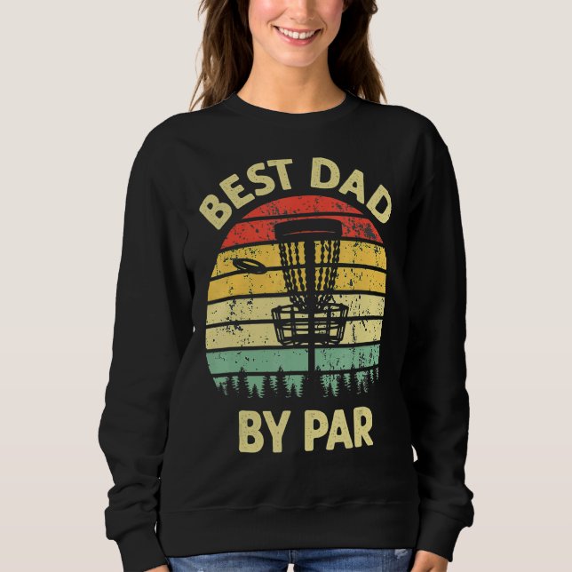 Best Pappa by Par Disk Golf Golfer Player Far T Shirt (Framsida)
