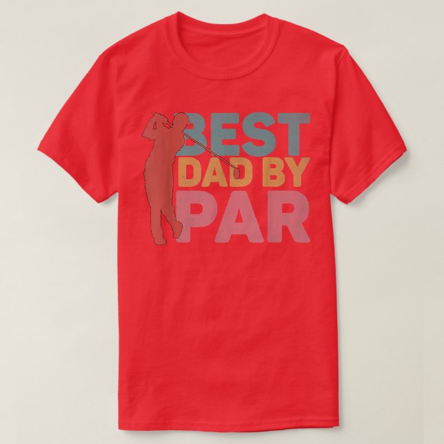 Best Pappa by Par Disk Golf Golfer Player Funny Fa T Shirt (Design framsida)