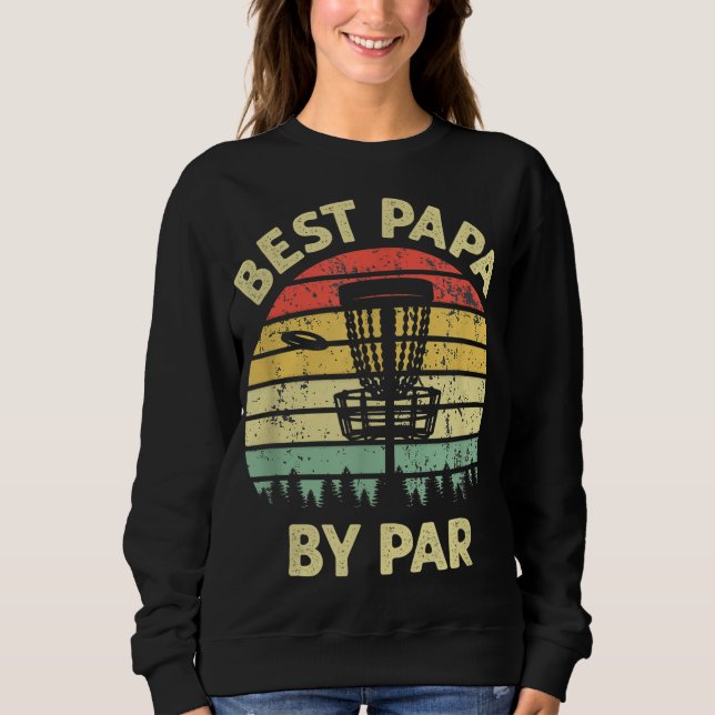 Best Pappa by Par Disk Golf Golfer Player Funny Tj T Shirt (Framsida)