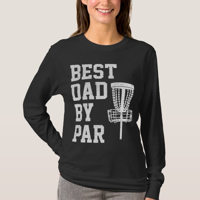 Best Pappa by Par Funny Disk Golf Gift T Shirt (Framsida)