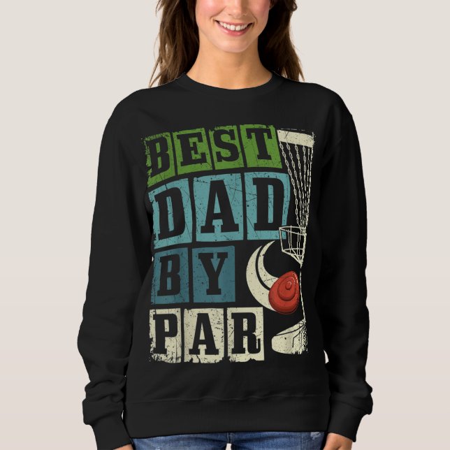 Best Pappa by Par Funny Disk Golf Player-diskett T Shirt (Framsida)
