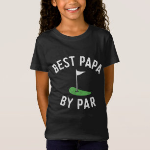 Best Pappa by Par Funny Golf Fars dag Grandpa G T Shirt