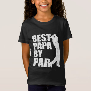 Best Pappa by Par Funny Golf Fars dag Grandpa G T Shirt