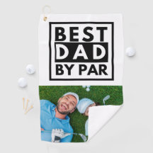 Best Pappa by Par Photo Golf Towel