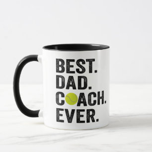 Best Pappa Coach Fars dag tennis Sport Gift Mugg