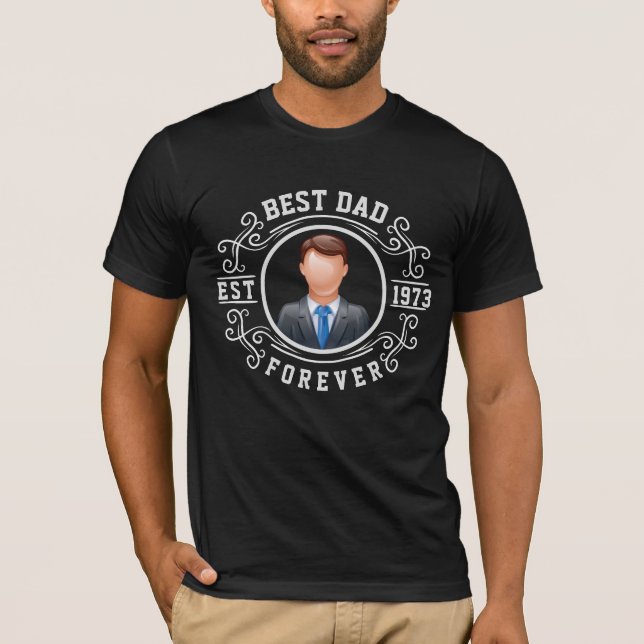 Best Pappa Forever Birthday Gift T-Shirt (Framsida)