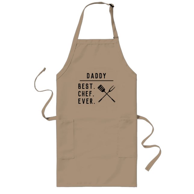 Best Pappa Grilling Apron Långt Förkläde (Framsidan)
