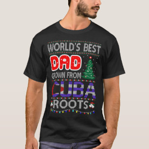 Best Pappa Grown Cuba Roots Julsötare T Shirt