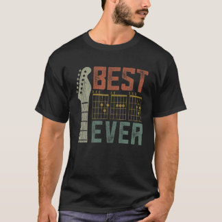 Best Pappa Guitar Music Manar Apparel Fars dag Mus T Shirt