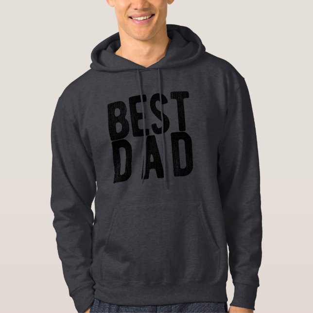 Best Pappa Hoodie | Bästa pappa någonsin (Framsida)