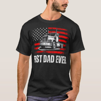 Best Pappa någonsin American Flagga Best Trucker P T Shirt