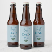 Best Pappa någonsin Beer Label | Fars dag Gift