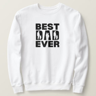 Best Pappa någonsin Kid Silhouette Lång Ärmad Tröja