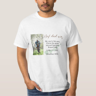 Best Pappa någonsin Luke 15:20 Photo T Shirt