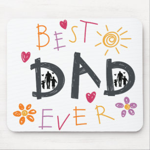"Best Pappa någonsin" Mousepad Musmatta