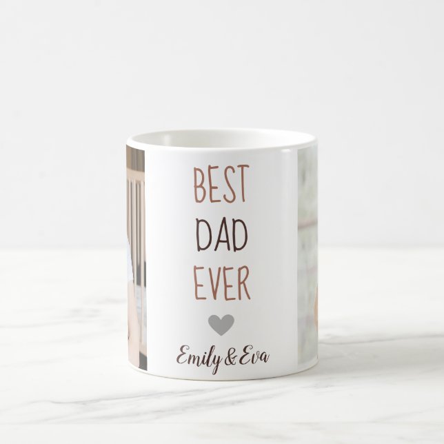 "Best Pappa någonsin" Personlig mugg - Anpassnings (Center)