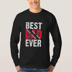 Best Pappa någonsin Trini Trinidadian Land Tobago T Shirt