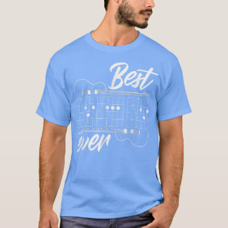 Best Pappa någonsinFunny pappa Guitar Player Music T Shirt