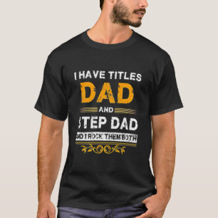 Best Pappa och Stepdad Cute Fars dag Gift från T Shirt