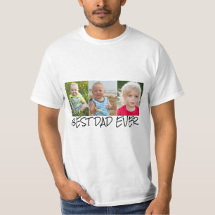 Best Pappa Photo Collage T-Shirt