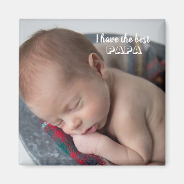 Best Pappa Photo Magnet