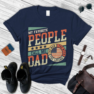Best Pappa Shirt, mina favoritfolk kallar mig Papp T Shirt
