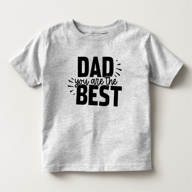 Best Pappa Småbarn T-Shirt (Framsida)