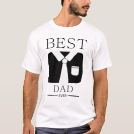 "Best Pappa" T-Shirt - Perfekt Gift för Fars dag
