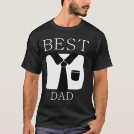 "Best Pappa" T-Shirt - Perfekt Gift för Fars dag
