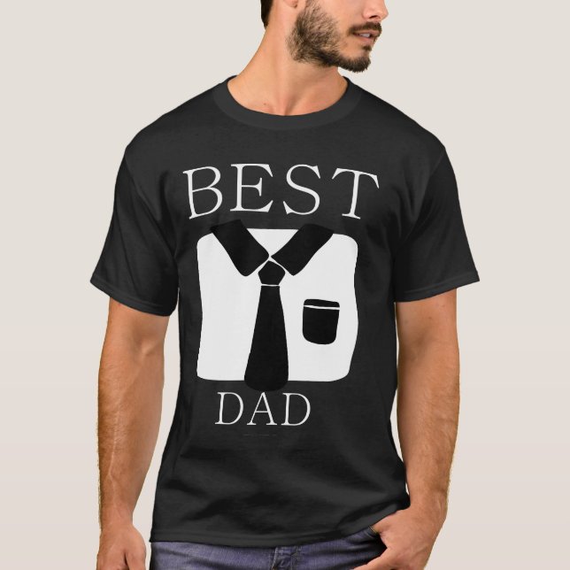 "Best Pappa" T-Shirt - Perfekt Gift för Fars dag (Framsida)