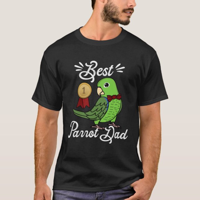 Best Parrot Dad I Green Parrotlet T Shirt (Framsida)