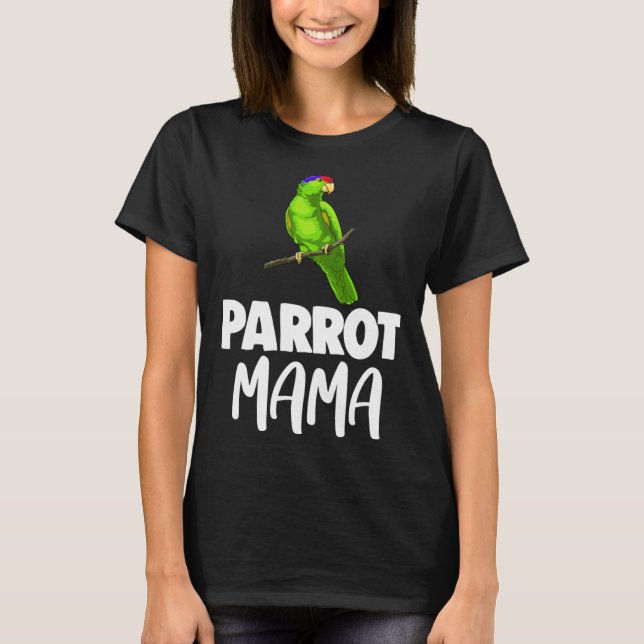 Best Parrot Mama  Women  Pet T Shirt (Framsida)
