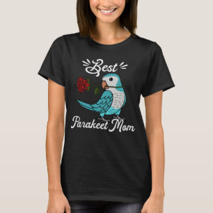 Best Parrot Mamma I Blue Munk Parakeet Quaker T Shirt