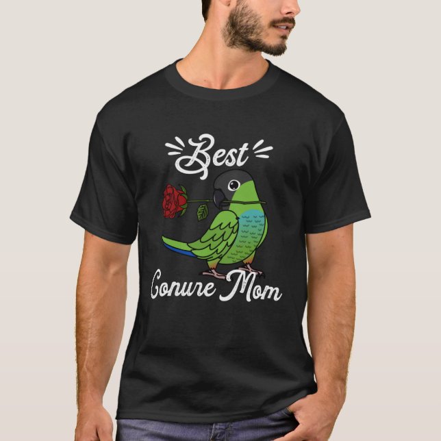 Best Parrot Mamma I Nanday Conure T Shirt (Framsida)