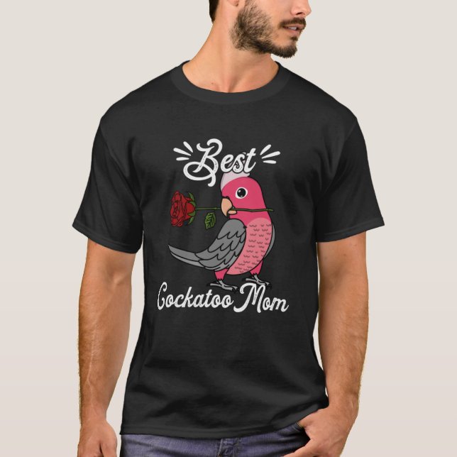 Best Parrot Mamma I Ro har brast Galah Cockatoo T Shirt (Framsida)