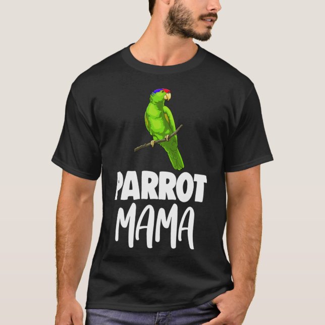 Best Parrot Mamma Women Pet T Shirt (Framsida)