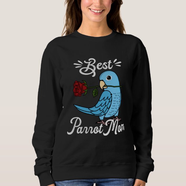 Best Parrot Mom I Blue Parrotlet T Shirt (Framsida)