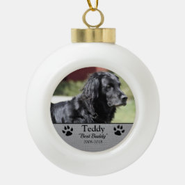 Best Pet Ceramic Boll jul Ornament