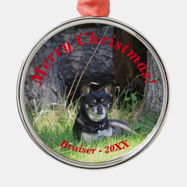 Best Pet Friend Forever Keepsaké Gift Julgransprydnad Metall (Framsidan)