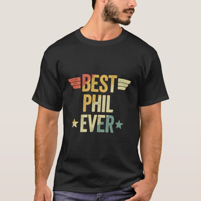 Best Phil Aldrig T Shirt (Framsida)