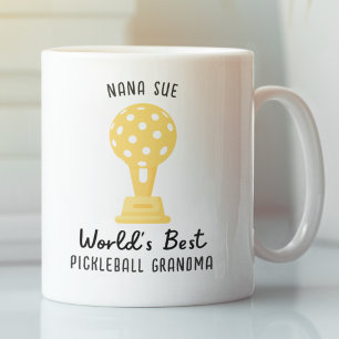 "Best Pickleball Grandma Gift", Anpassningsbar Kaffemugg