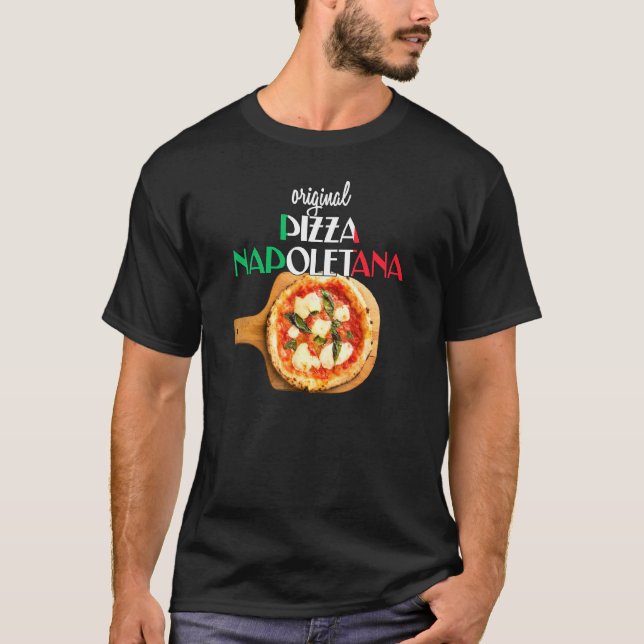 Best Pizza Margherita Original Neapolitan Pizza 1 T Shirt (Framsida)