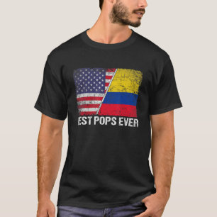 Best Pops All Fars dag Colombia US Flagga T Shirt