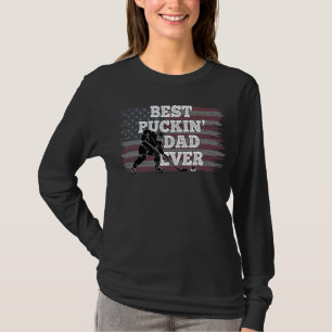 Best Puckin'Pappa någonsin Shirt American Flagga H T