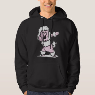 Best Pudel Rosa Hund Funny Gift Hoodie